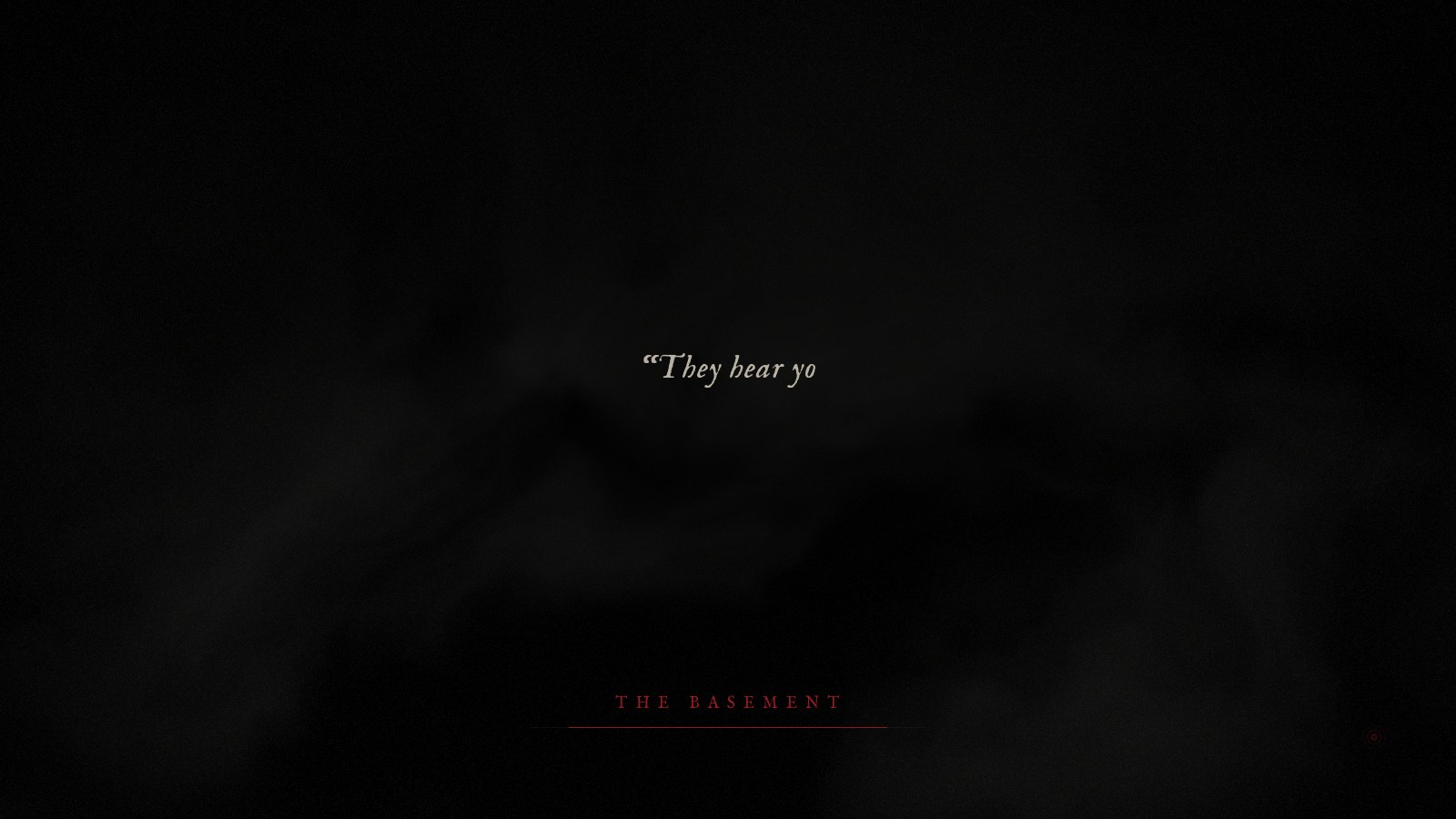 Dread loading screen