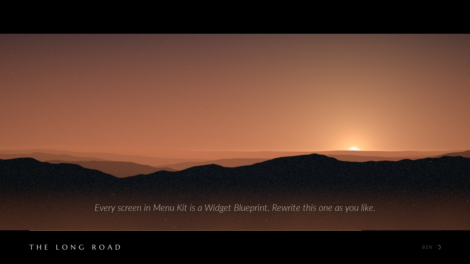 Prologue loading screen
