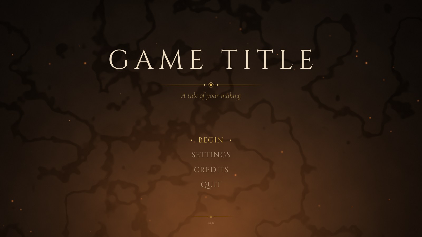 Realm main menu