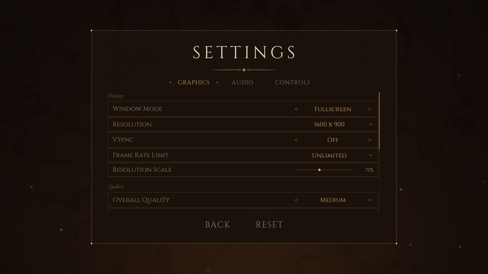 Realm settings