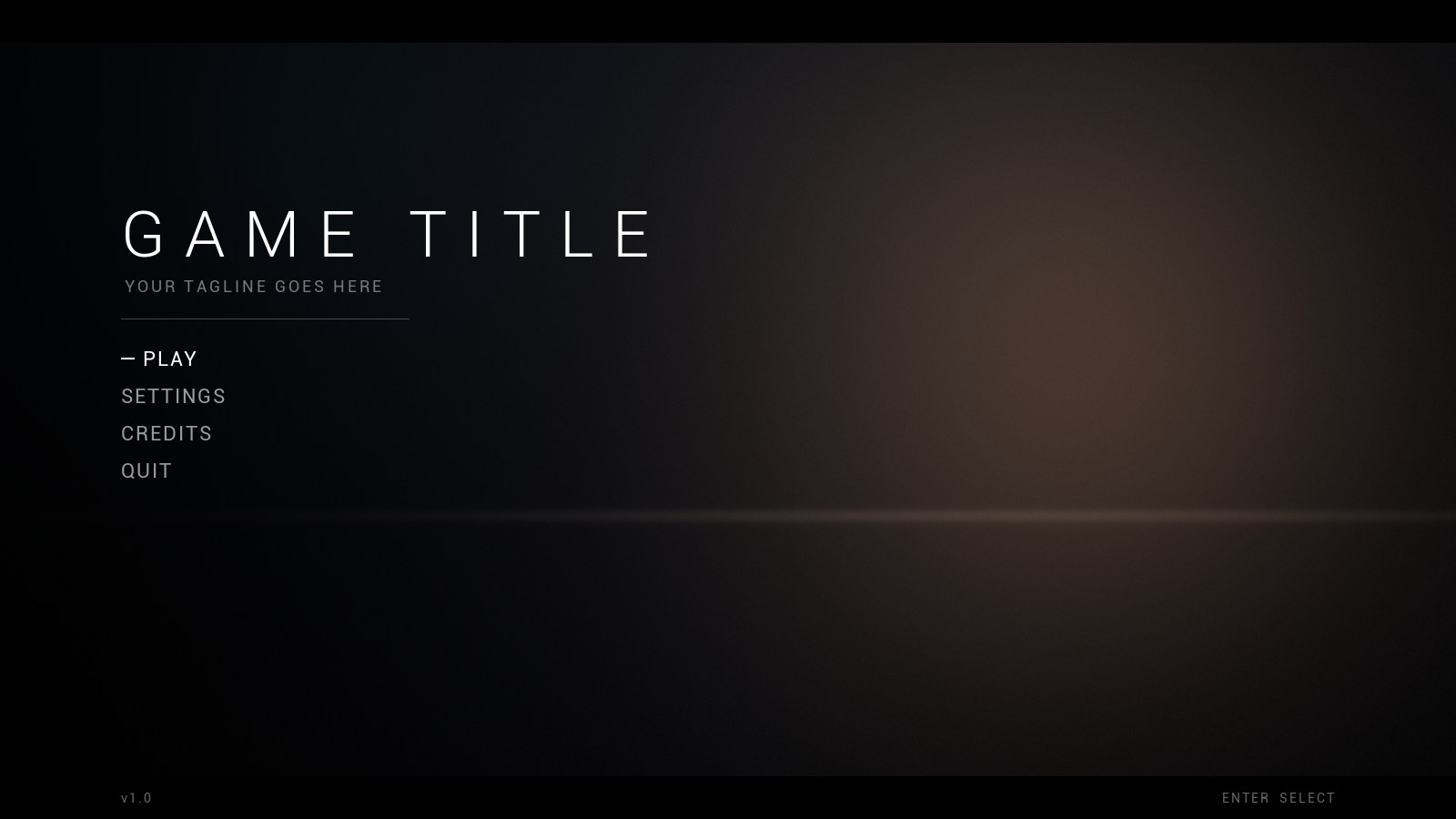Menu Kit main menu